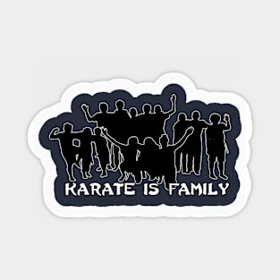 Karate is Family Sticker